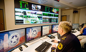 Video Walls Provide the Big Picture for Collaborative Security