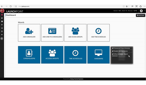 Galaxy Control Systems Demonstrates Cloud Concierge Access Control Solution At ISC East 2017