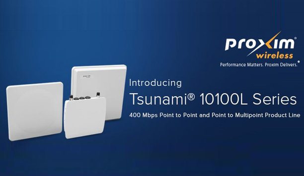 Proxim Announces Worldwide Availability Of Tsunami 10100L - Point To Point And Point To Multipoint Product Line