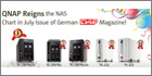 QNAP Network Video Recorders Feature In Top Position In German Technology Magazine's NAS Chart