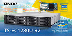 QNAP TS-EC1280U R2 NAS Receives Positive Feedback From Business Users