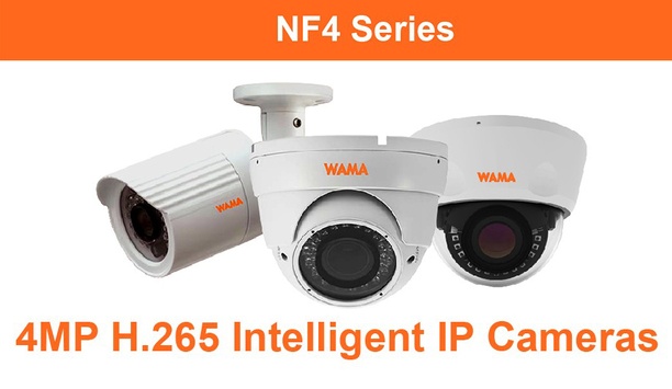 WAMA Announces NF4 Series H.265 Intelligent IP Cameras