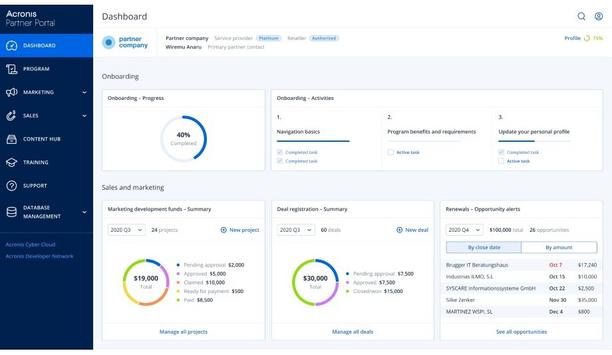Acronis Launches A New Partner Portal To Provide Enhanced Marketing And Sales Capabilities To The Service Providers