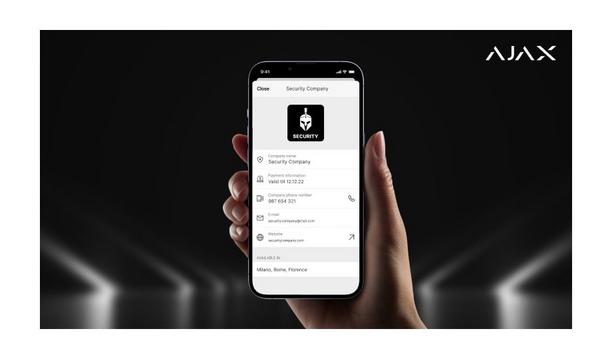 Ajax Systems Releases Co-Branded App For Security Companies