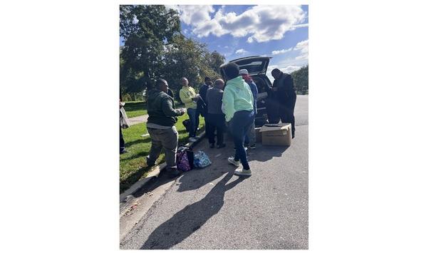 Allied Universal Employees Distribute Clothing And Meals To Unsheltered Residents In Chicago