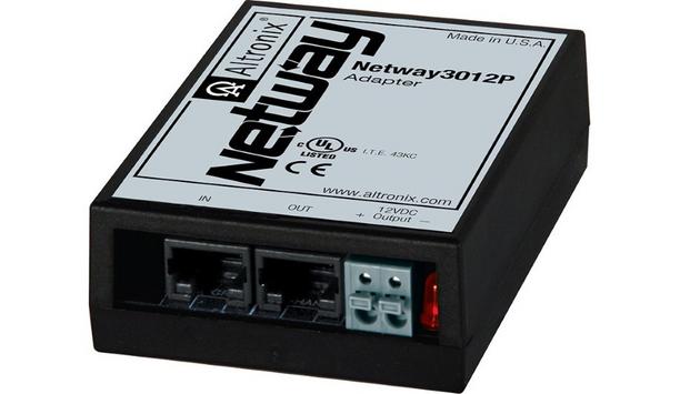 Altronix Expands Its Portfolio Of NetWay PoE Solutions With The NetWay3012P PoE+ Adapter/Converter