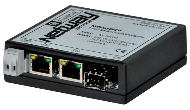 Altronix Unveils NetWaySP2P 2-Port Media Converter/Injector At ISC West 2018