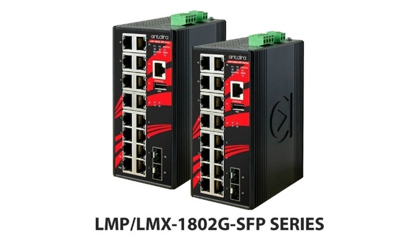 Antaira Introduces LMP-1802G-SFP And LMX-1802G-SFP Series Industrial-Grade Equipment