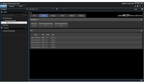 BCD International Debuts Harmonize iDRAC Plug-In With Milestone Systems XProtect Video Management Software
