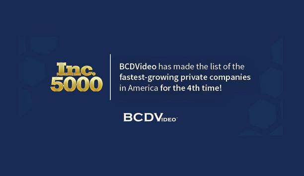 BCDVideo Makes Inc. 5000 List For Third Consecutive Year, Moves Up 856 Spots In Ranking