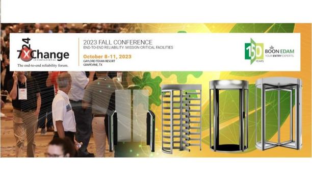 Boon Edam Demonstrates Focus On Data Centers With Silver Sponsorship At 7x24 Exchange International