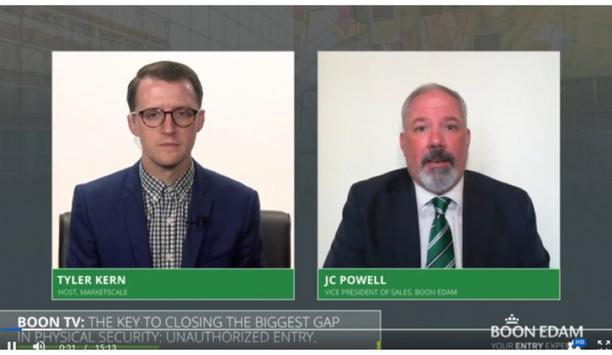 Boon Edam Announces BoonTV Event Webinar Titled, ‘The Key To Closing The Biggest Gap In Physical Security: Unauthorised Entry’