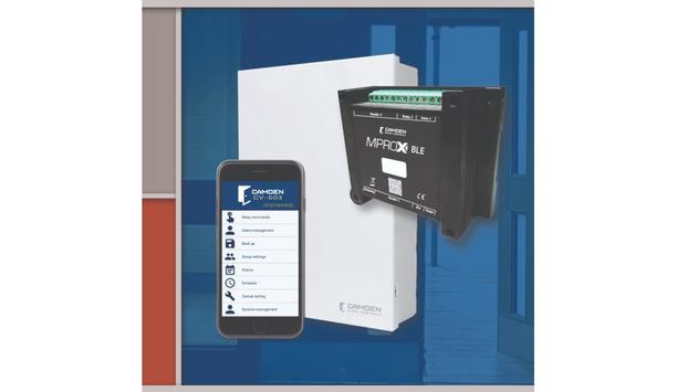 Camden Door Controls Announce The Launch Of MPROX-BLE: CV-603 Series 2 Door Bluetooth Access Control System