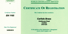 Door Security Products Distributor, Carlisle Design Group, Receives The ISO 14001:2004 Certification