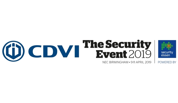 CDVI UK Announces Participation In The Security Event 2019