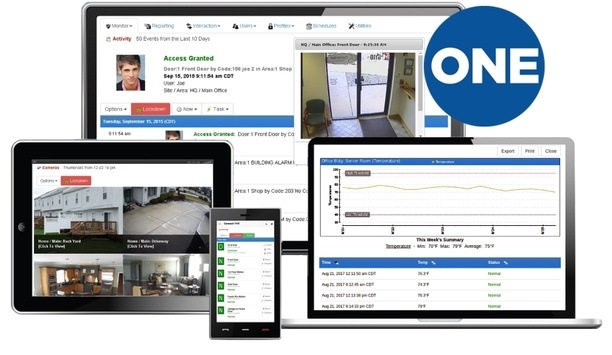 Connect ONE Cloud-hosted Security Management Platform Integrates DoorBird Video Doorbell