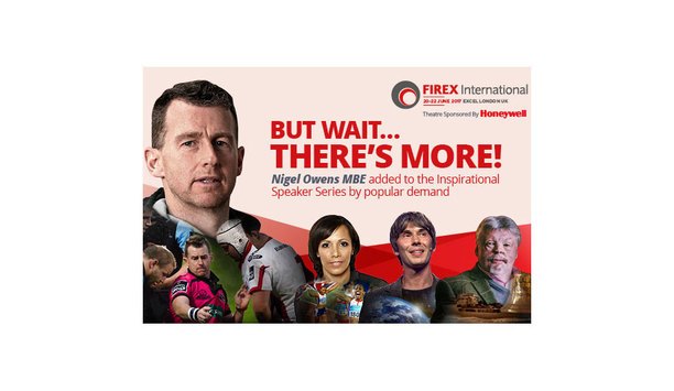 FIREX International And Autonomous FM Add Nigel Owens MBE To 2017 June Keynote Program