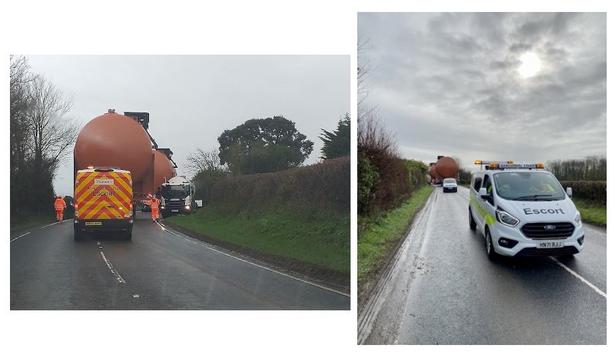 Specialist Security Officers Use Exclusive Powers For First Time Escorting Huge Generators Into Nuclear Plant