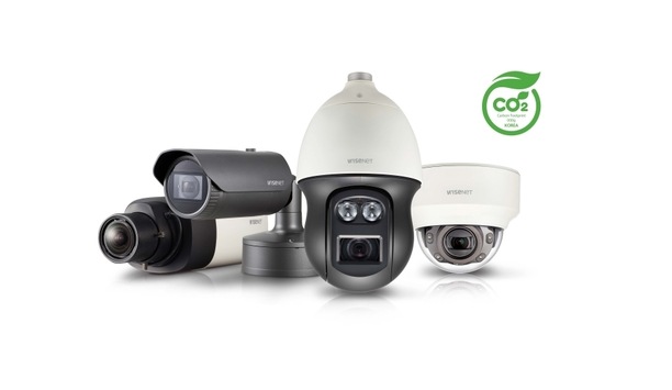 Hanwha Techwin Acquires Carbon Footprint Certification For Its Network Cameras