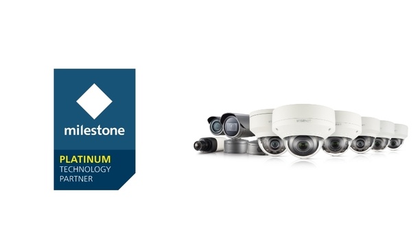 Hanwha Techwin Achieves Platinum Level For The Milestone Technology Partner Program