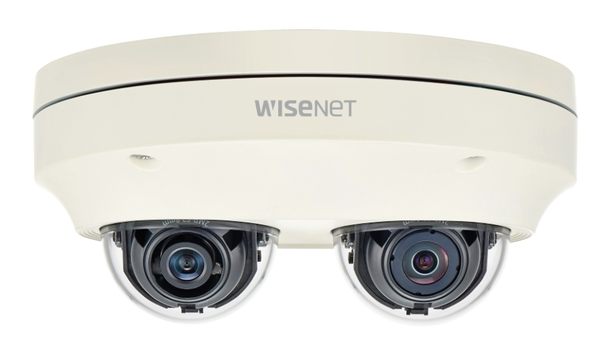 Hanwha Techwin’s PNM-7000VD, Two-channel Multi-directional Camera Features 360-degree Surveillance