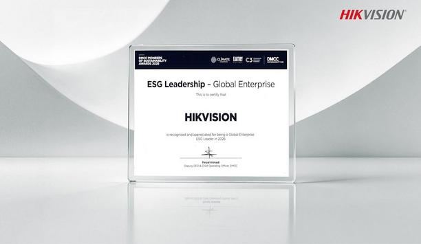 Hikvision Wins DMCC Global ESG Award For Sustainability