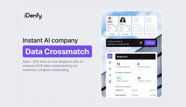 Enhance KYB With IDenfy’s New Data Crossmatch Tool