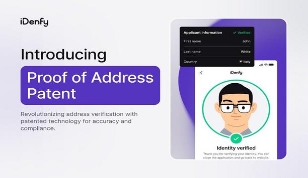 IDenfy Patents New Address Verification Method