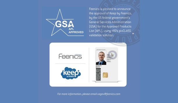 Keep By Feenics Achieves FICAM Compliance And GSA Listing As Approved Access Control Credentialing Product