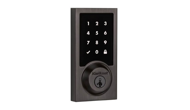 Kwikset Introduces Control4 Compatibility To Its Obsidian Electronic Touchscreen Deadbolt
