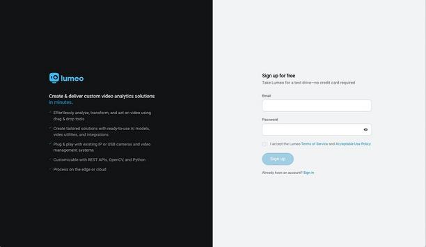 Lumeo Launches A Freemium Self-Service Tier For It’s Vision AI And Video Analytics Platform