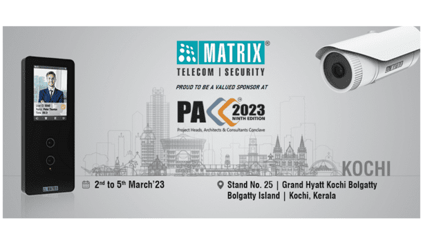 Matrix Is A Valued Sponsor In The Upcoming PACC 2023 Event In Kochi, Kerala