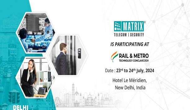 Matrix Showcases Security Solutions At Rail & Metro Conclave 2024