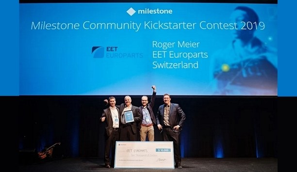 Milestone Systems Announces Milestone Community Kickstarter Contest 2019 Winner At MIPS Denmark 2019