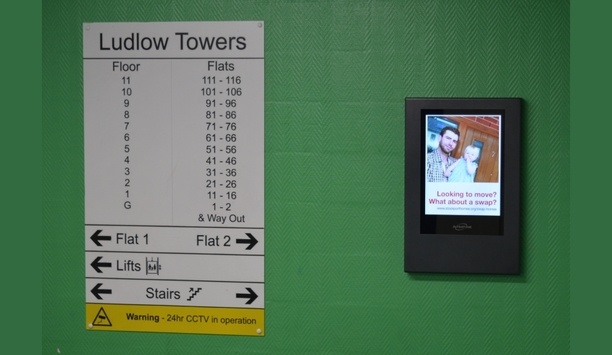 OpenView Alongwith Stockport Homes Installs Intratone’s Digital Noticeboards At Residential Tower Block Property