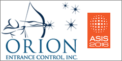 Orion ECI To Showcase Newest Turnstile And Biometric Integrations At ASIS 2016