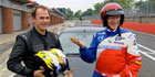 Paul O’Grady Wears AD Group Race Suit On ITV1 During Test Drive With Former ‘Stig’