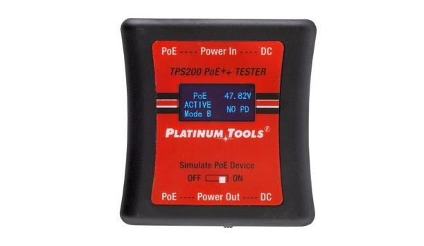 Platinum Tools® Showcases Pocket-Sized PoE++ Tester During ISC West 2022