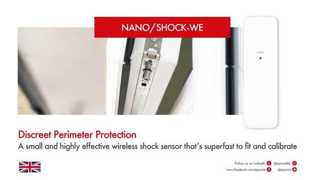 Pyronix Releases A Compact Grade 2 Wireless Shock Sensor NanoShock To Enhance Perimeter Protection