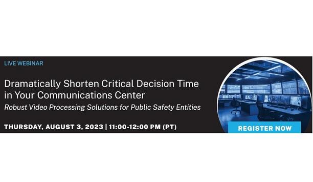RGB Spectrum To Host Webinar On How To Use Robust Video Solutions To Modernize Communications For Public Safety Entities