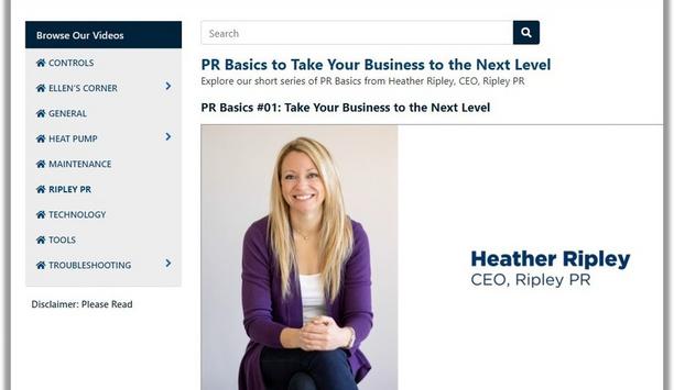 Heather Ripley And Bradford White Corporation Launch Video Series To Help Contractors Take Their Business To The Next Level