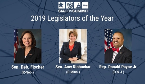 Security Industry Association Announces Winners Of The 2019 Legislator Of The Year Award