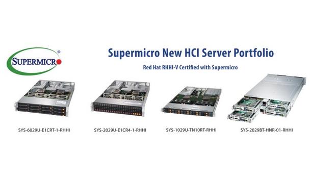 Supermicro Unveils Portfolio Of Workload Optimized Hyperconverged Infrastructure Solutions For Virtualisation Validated By Red Hat