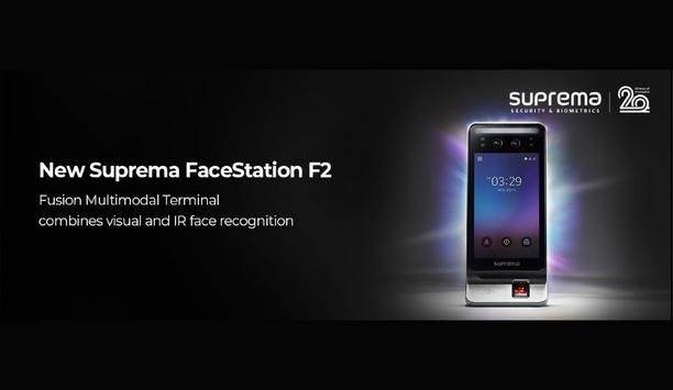 Suprema Unveils FaceStation F2 Fusion Multimodal Terminal That Combines Visual And Infrared Face Recognition Technology