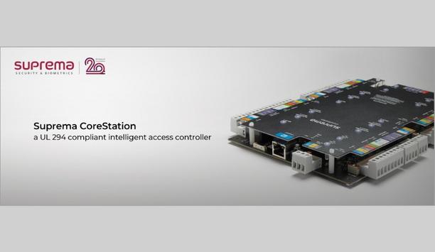 Suprema’s Biometric Intelligent Access Controller, CoreStation Attains UL 294 Compliance