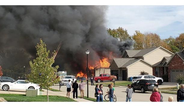 FLIR TradeForce Participant Keefer Uses His FLIR E8-XT Camera With Extended Temperature Range To Help Firefighters Identify Hotspots