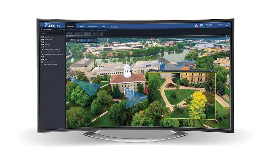 Vicon Announces Valerus VMS With Interactive Mapping, Event Query Engine