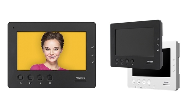 Videx Enhances Popular Range Of Hands Free Color Video Monitors With Matt Black option