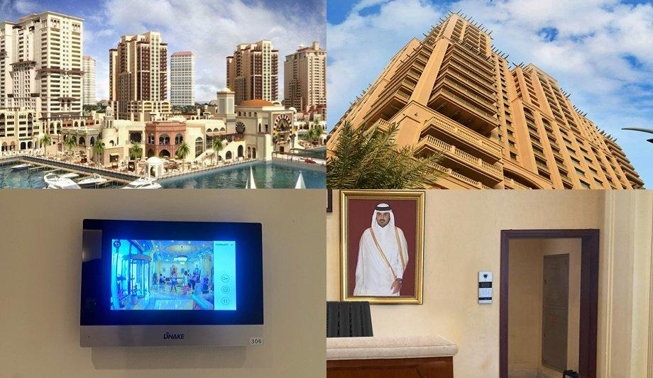 DNAKE 2-Wire IP Intercom Solutions To Apartment Building Tower 11 In Qatar