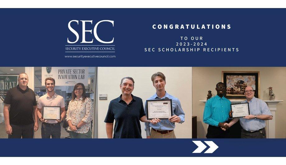 Security Executive Council Congratulates Scholarship Recipients